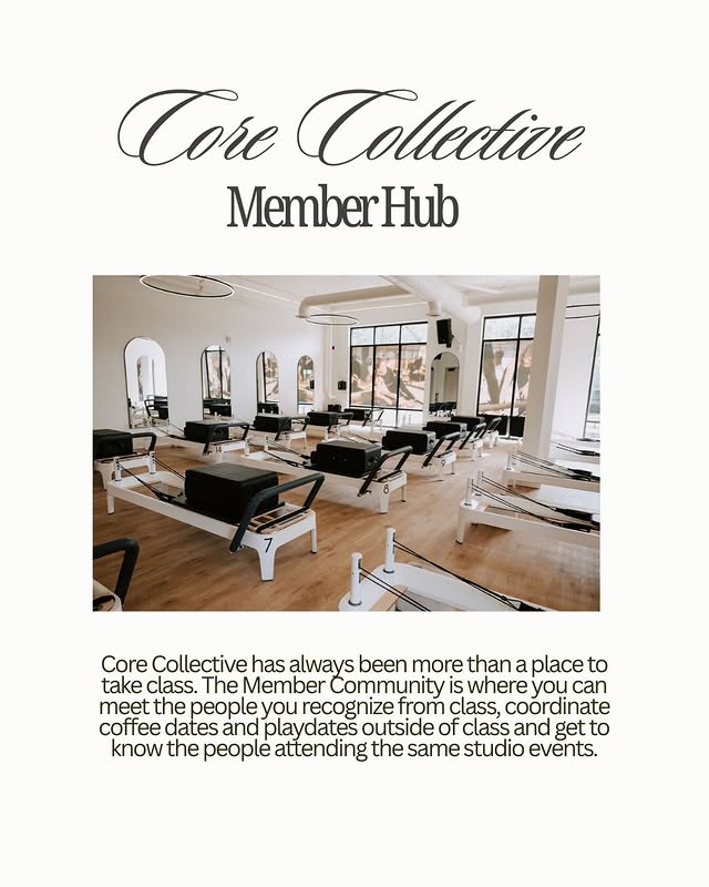 Instagram post: The Core Collective Member Hub is here