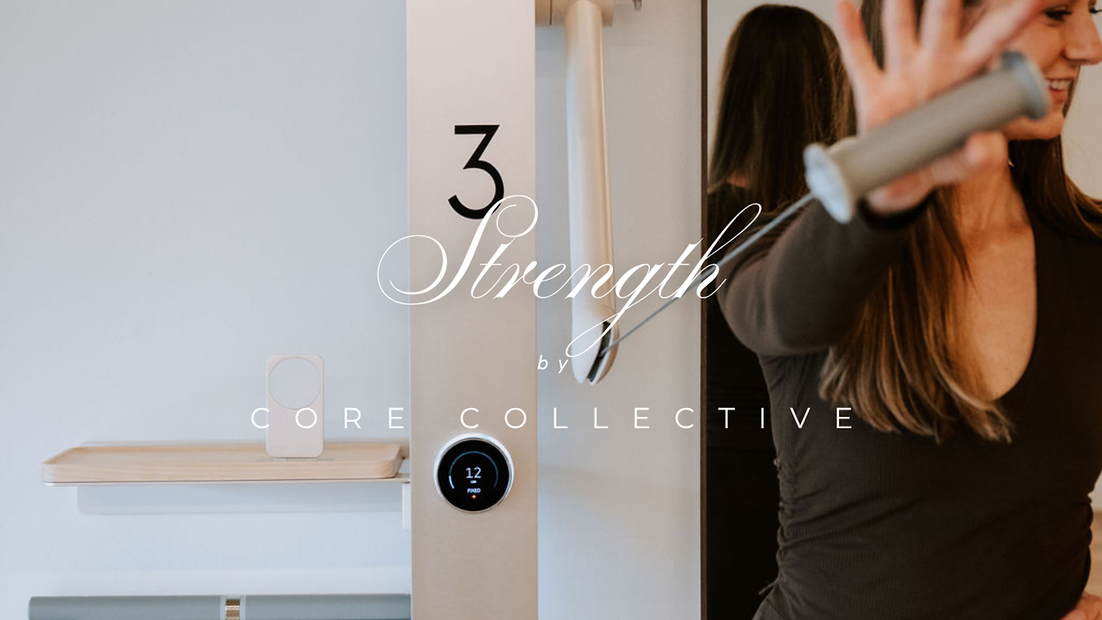 Members training on the AMP machines during a Core Circuit strength class