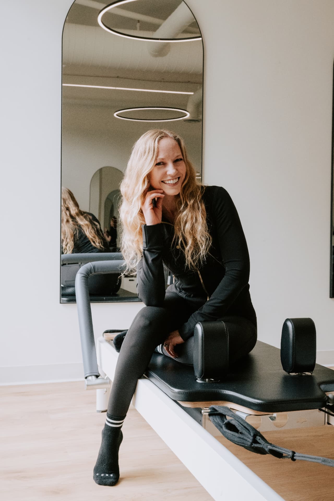 Rebecca, instructor at Core Collective Pilates in Ann Arbor